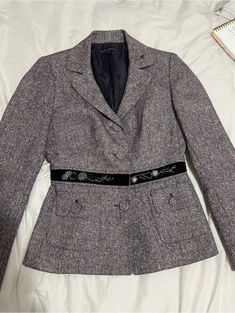 Stylish wool suit